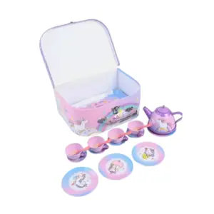 Toys Unicorn Tea Set – Adorable Pretend Play Tea Set for Kids with Colorful Unicorn Design