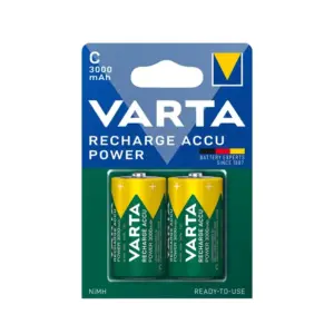 Varta Rechargeable Battery 3000mAH C 2pcs 8268