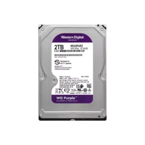 Western Digital WD Purple 2TB Surveillance Hard Drive with SATA 6 Gb/s, 64 MB Cache, 3.5" WD23PURZ