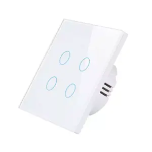 Tuya Smartlife WiFi Touch Switch, 4 Gang, White