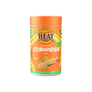 Tropical Heat Coriander Ground 100g, Antioxidant-Rich, Anti-Inflammatory, Antibacterial, No Artificial Additives (Pack of 6)