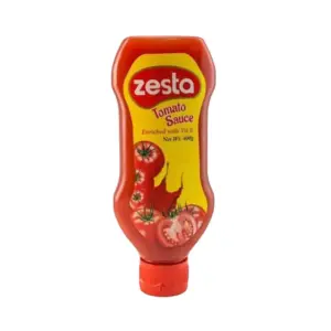 Zesta Tomato Ketchup Hot 400g (Pack of 24Pcs)