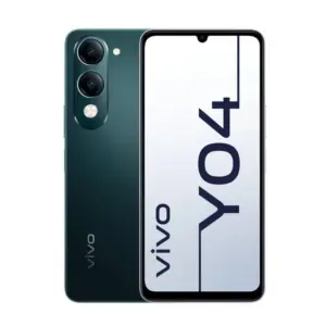 Vivo Y04 4GB RAM 128GB ROM 5500mAH Battery, Anti-Drop Design, IP64 Dirt & Water Resistance, Side Mounted Fingerprint
