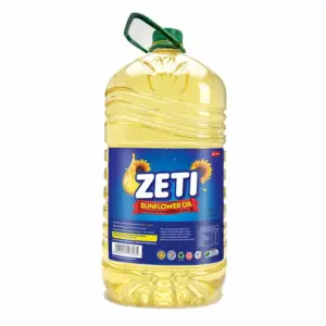 Zeti Sunflower Oil 5L Pet Bottle Double Refined & Fortified With Vitamin A, D & E, Edible Sunflower Oil (EX-E)