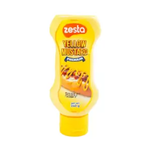 Zesta Yellow Mustard 240g (Pack of 12Pcs)