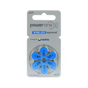 Varta Aid Batteries Hearing Power one No.675 4043752393545