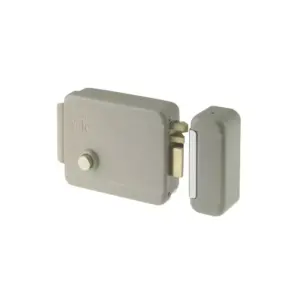 Yale Electric Rim Lock External Loose Cylinder Right Grey