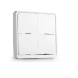 Tuya Smartlife Zigbee 4 Button Scene Switch Wireless White