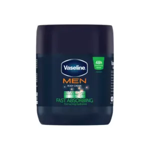 Vaseline Men Moisturizing Body Cream Fast Absorbing 400ml