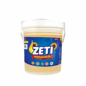 Zeti Sunflower Oil 10L Bucket Double Refined & Fortified With Vitamin A, D & E Edible Sunflower Oil (EX-E)