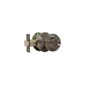 Yale Entrance Knobset Antique Brass