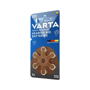 Varta Aid Batteries Hearing Wireless Approved No.312 4043752393569