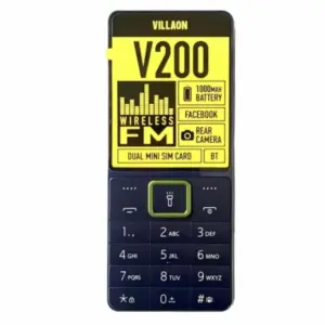 Villaon Mobile Phone Dual SIM Feature Phone 1.77″ Display Torch Wireless FM Radio Smart Camera V5606/V200
