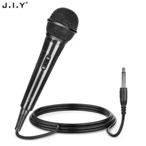 Faith Professional Wired Dynamic Microphone 6.5mm Jack Professional Handheld MIC Noise Suppression For Karaoke Computer Speaker Conference