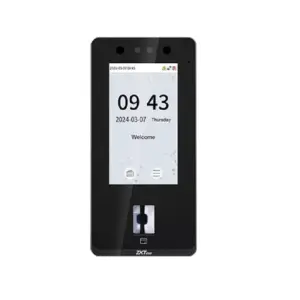 ZKTeco Hybrid Biometric Access Control Outdoor Terminal IP65 with 4.3" Colour Touchscreen, Face, Fingerprint & RFID Authentication SenseFace 4A