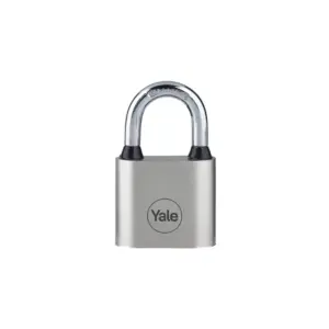 Yale Disc Iron Padlock with Bumper 60mm with 3 Keys, Hardened Steel Shackle 10mm, Disc Type Locking Mechanism, Excellent Corrosion Resistance for Outdoor Use PL-112/60/132/1