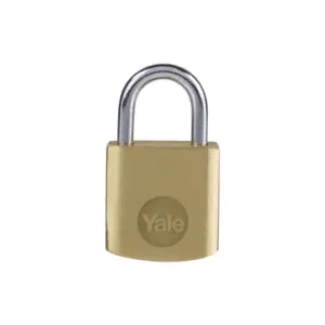 Yale Padlock 40mm Boron With Brass Polished