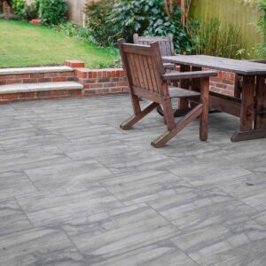 CTM South Africa Kilimanjaro Edge Tshukudu Grey Rectified Matt Porcelain Floor Tile - 420 x 650mm
