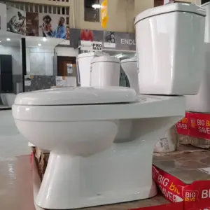 KOKO EKOS Georgia White Large Top Flush Toilet Suite