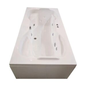 Formina Cindy White Freestanding Acrylic Spa Bath - 1900 x 950 x 540mm