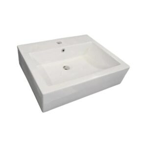 KOKO EKOS Kansas White Counter Top Basin - 560 x 450 x 155mm