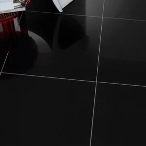 CTM X - Nanosino Super Black Polished Porcelain Floor Tile - 600 x 600mm