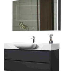 Bathroom Cabinet with Basin 2-Dr BC4071-120 Grey C/ware