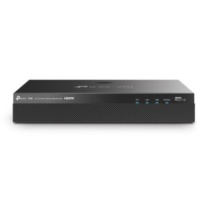 TP-Link VIGI VIGI 16 Channel PoE+ Network Video Recorder
SPEC: H.265+/H.265/H.264+/H.264, Up to 8MP resolution, 160Mbps Incoming Bandwidth, 160Mbps Outgoing Bandwidth, 20MP Decoding Capability, HDMI/VGA Simultaneous Output, 2× SATA up to 32TB, 1× 1000Mbps Ethernet Port, 1× USB 2.0, 1× USB 3.0, 53.5V DC/2.43A
FEATURE: Auto Initialization, Smart Detection Configuration & Alarm, Two-Way Audio, 16-Channel Live View, 4K HDMI Video Output, 16-Channel Synchronous Playback, Streamlined Setup, ONVIF, Remote Monitoring, VIGI App, Web, GUI, VMS, VIGI Config Tool, 2 Year Warranty