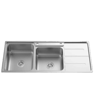 Newmatic Double 116 Ultra Deep Bowl Kitchen Sink