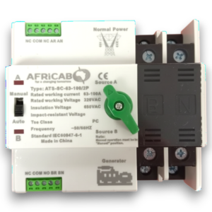 Africab Automatic Transfer Switch 63A-100A 2P Sc
