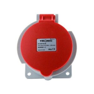 Tronic Industrial Wall Socket 5 Pin 32 Amps