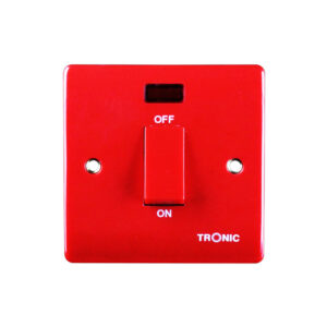 Tronic Red Cooker Switch – 45A with Neon Indicator