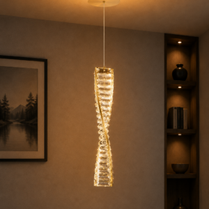 Tronic Twisted Crystal LED Pendant Light
