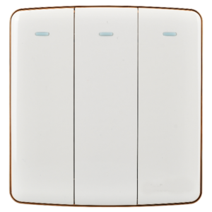 Africab Da Series Switches & Socket 3 Gang 2 Way