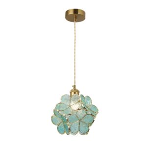 Tronic Decorative Floral Glass Pendant Light