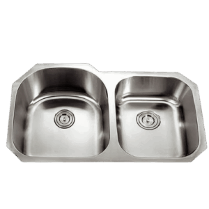 Newmatic Double U86 Undermount Kitchen Sink
