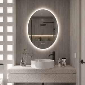 Mirror 45×90 with LED 4MM Defogger NAT002 C/ware