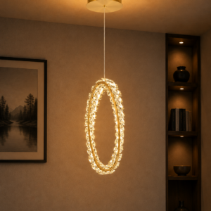 Tronic Oval Crystal LED Pendant Light