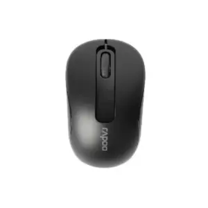 Rapoo Wireless Mouse 2.4GHz with 1000 DPI Sensor, Long Battery Life Black M10-PLUS