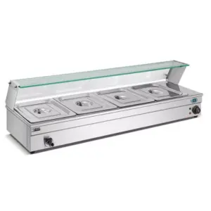Hotel Appliances Generic Commercial Bain Marie Table Top 4 Pan Electric