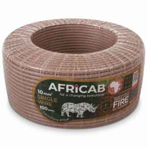 Africab Single Wires (100M Coil) 10 Sq.mm Brown