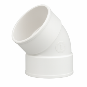 ECO PLASTICS Gutter ECO ELBOW 3'' 45 Deg