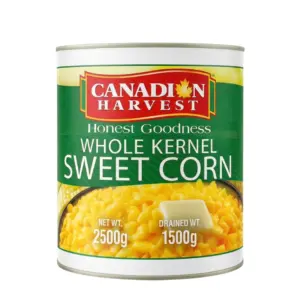 Canadian Harvest CH Sweet Corn in Brine 2500g Net Weight 1500g Drained Weight EOC 854468001921