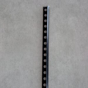 Strips Alum Classic 10.5 Negro Mate Plasdecor