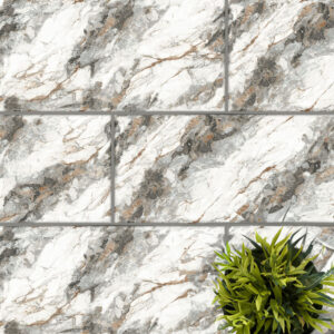 CTM South Africa Northon Sculpture Polished Porcelain Floor Tiles 600 x 1200 mm
