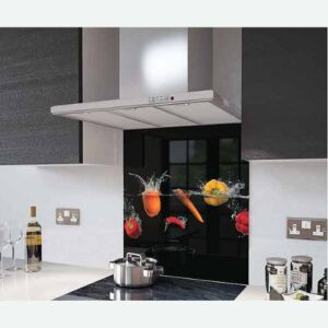 Newmatic Pepper & Chilli on Black Splashback 60/90cm