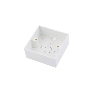EVI Cabling Back Box for Faceplate, White