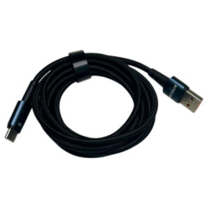 Africab 66 W 6 A USB-A to C Fast Charging Cable, 2 m, Blue