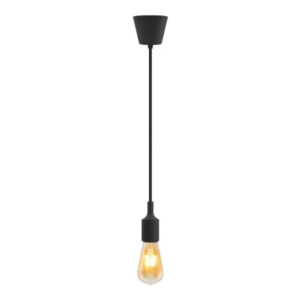 Tronic Hanging E27(Screw) Pendant Holder - Black