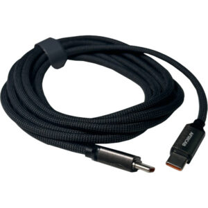 Africab PD 100 W Fast Charging Data Cable, C–C, 1 m, 5 A, Black